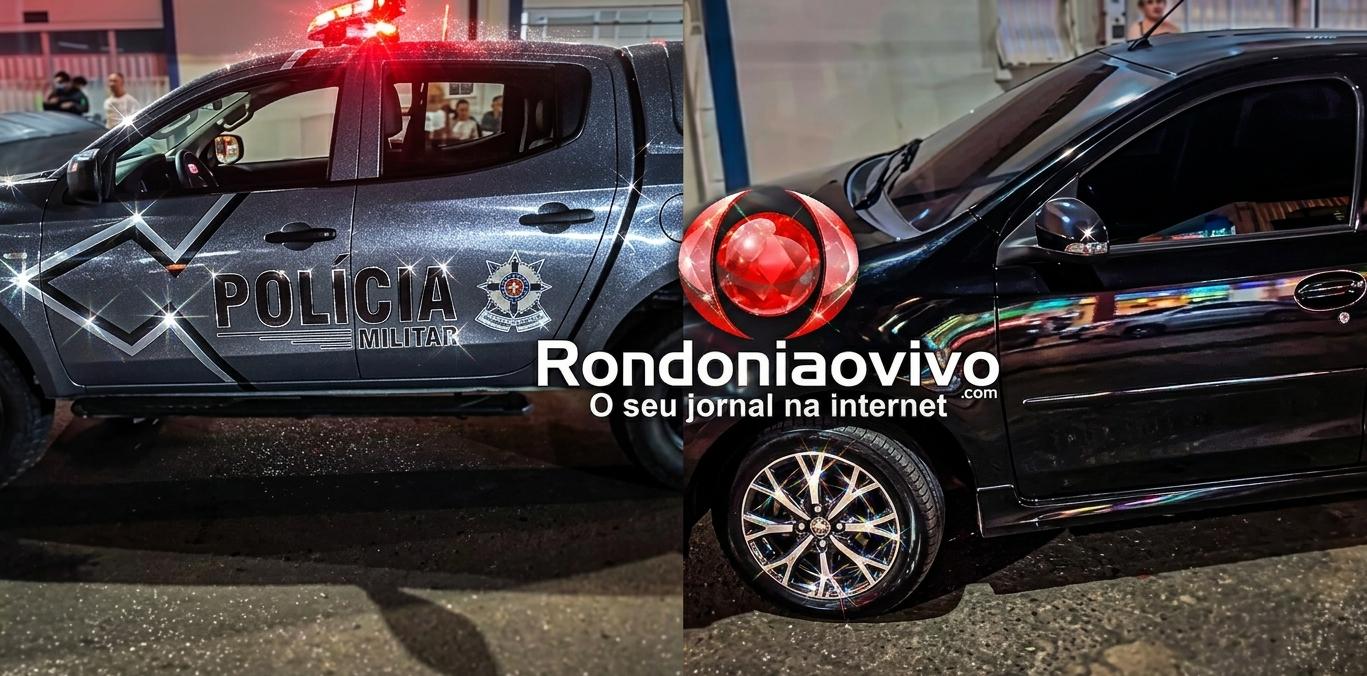 EMBRIAGADO: Contabilista bate em viatura da PM, foge, mas acaba preso após perseguição