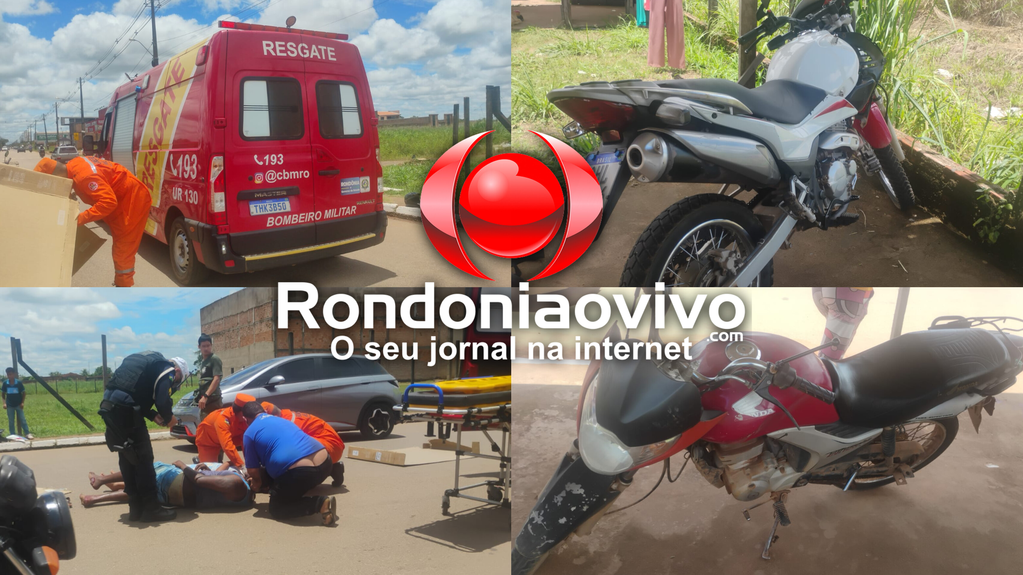 AVENIDA AMAZONAS: Três pessoas ficam feridas em acidente na zona Leste