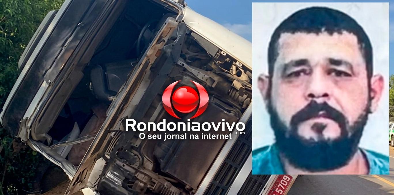 SERRA DO ÁVILA: Motorista morre após caminhão tombar em acidente na BR-364