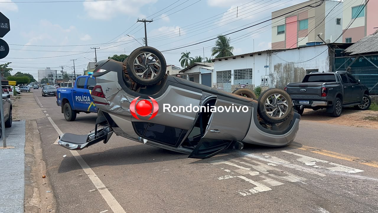 VÍDEO: Grave acidente com capotamento é registrado na capital