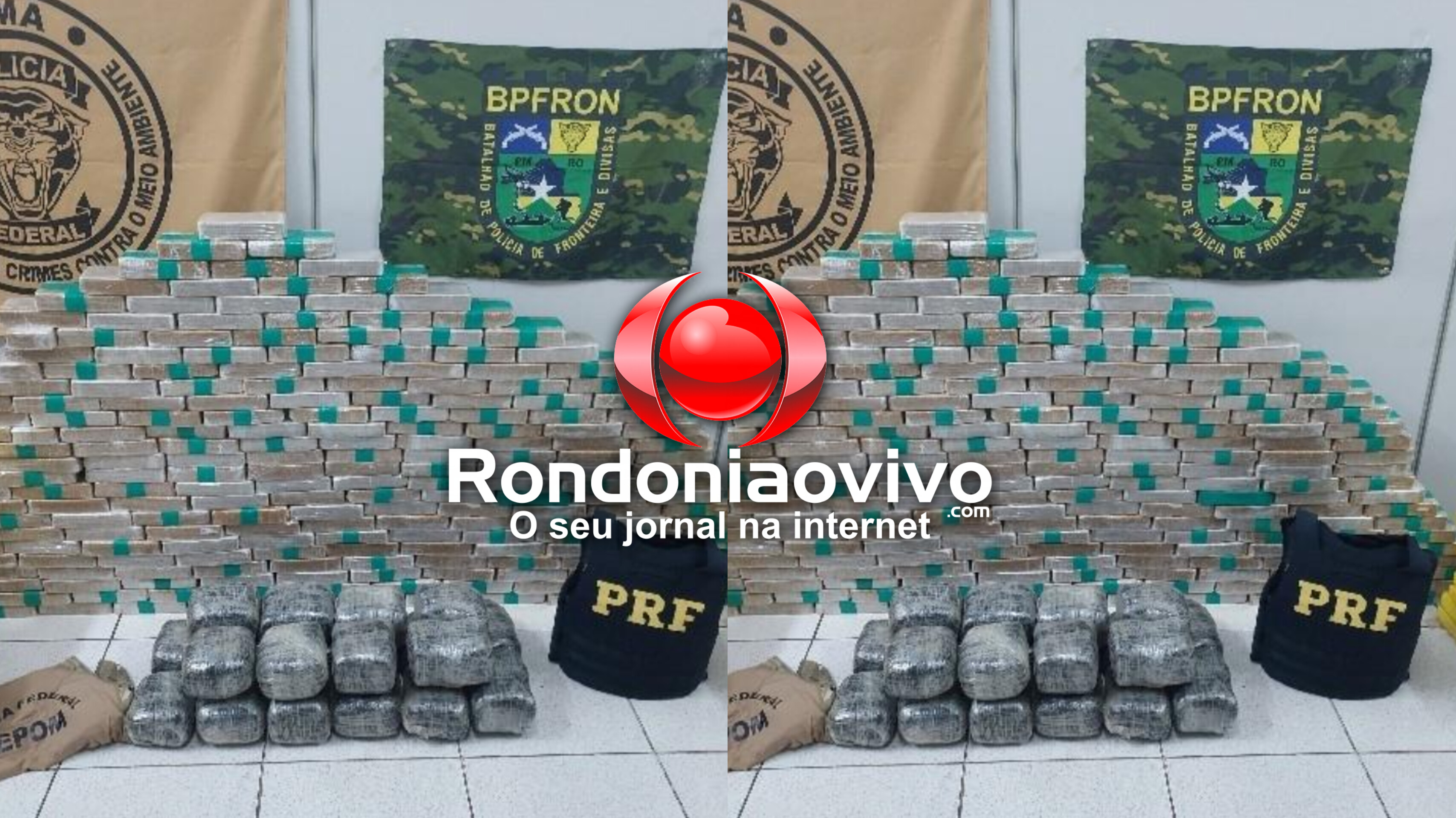 VÍDEO: PF, PM e PRF apreendem 390 quilos de drogas com casal