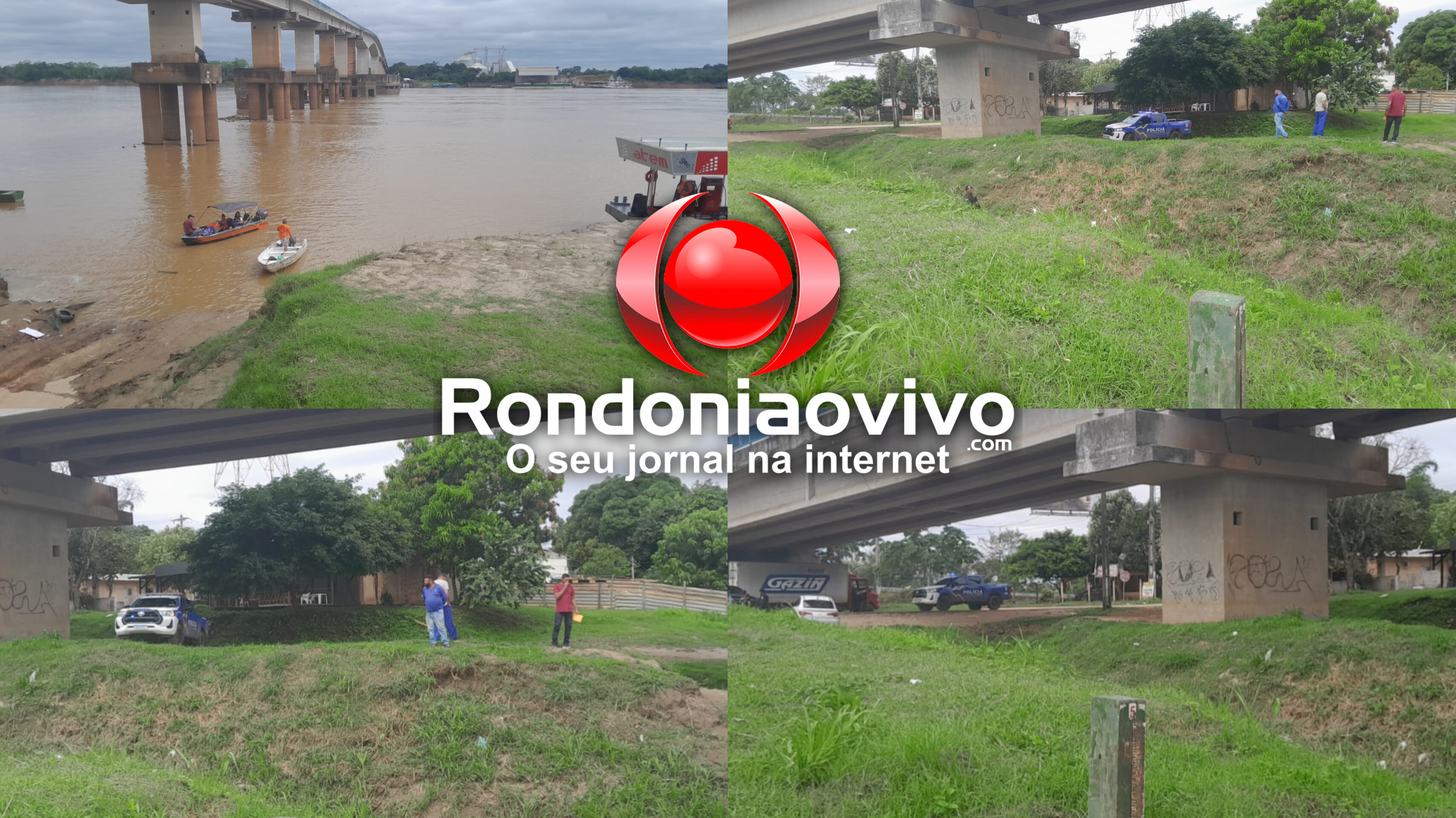 URGENTE: Mulher é resgatada em estado grave após cair da ponte do Madeira