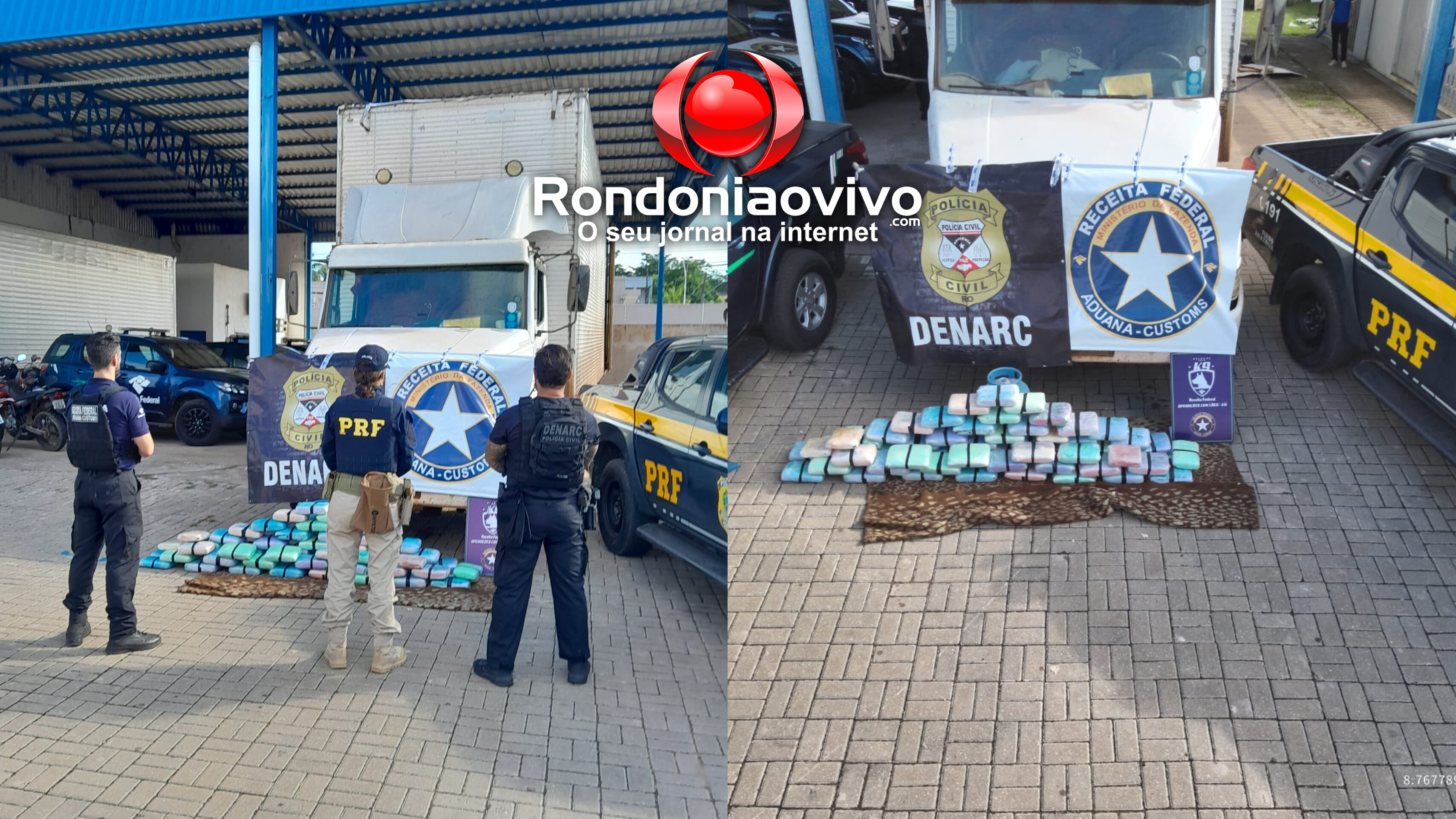 NA BR-319: ​Caminhoneiro é preso com mais de 70 kg de 'skunk' escondidos em mudança