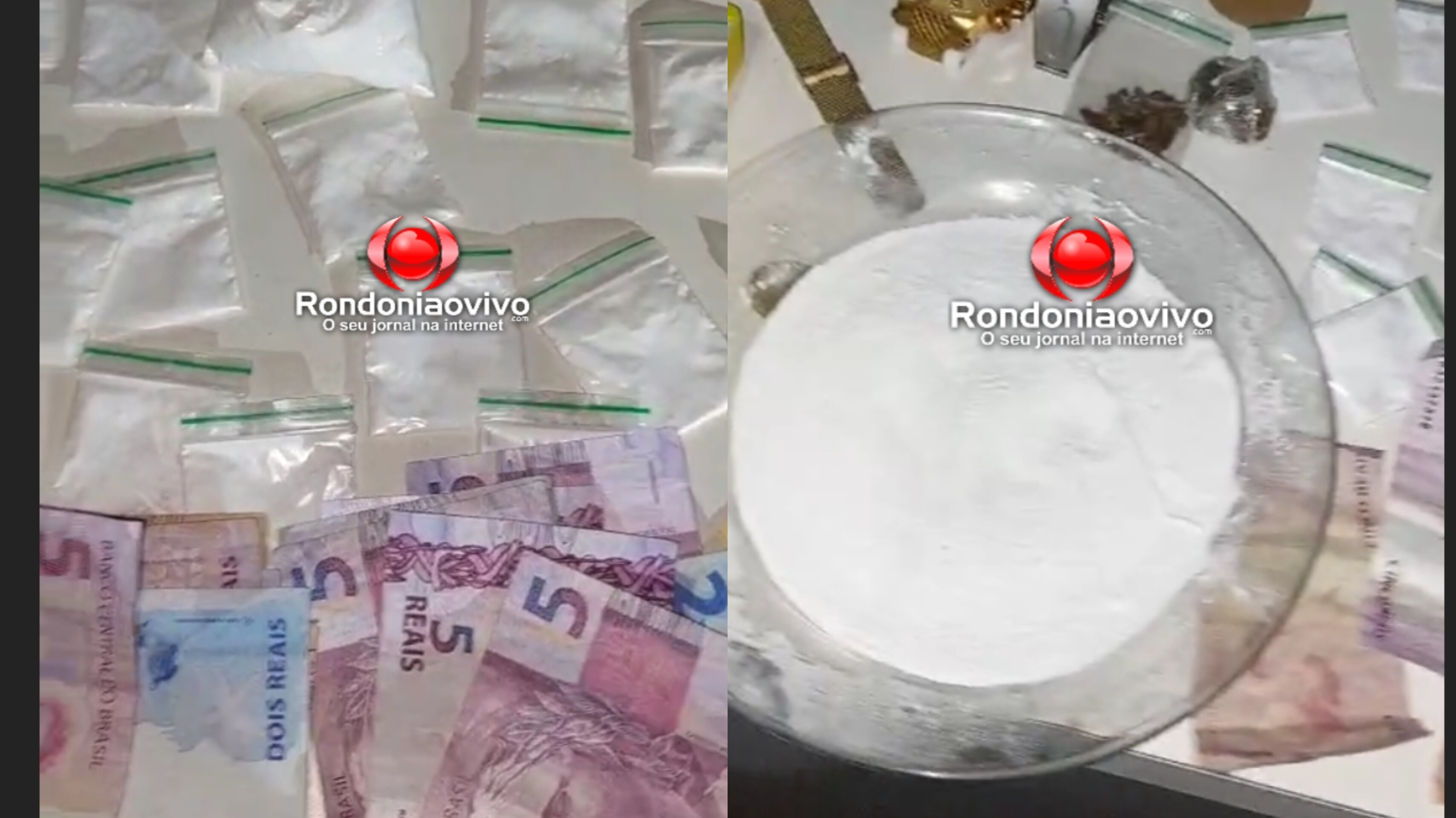 VÍDEO: Boca de fumo em bar é estourada e casal é preso por equipe do sgt Machado 