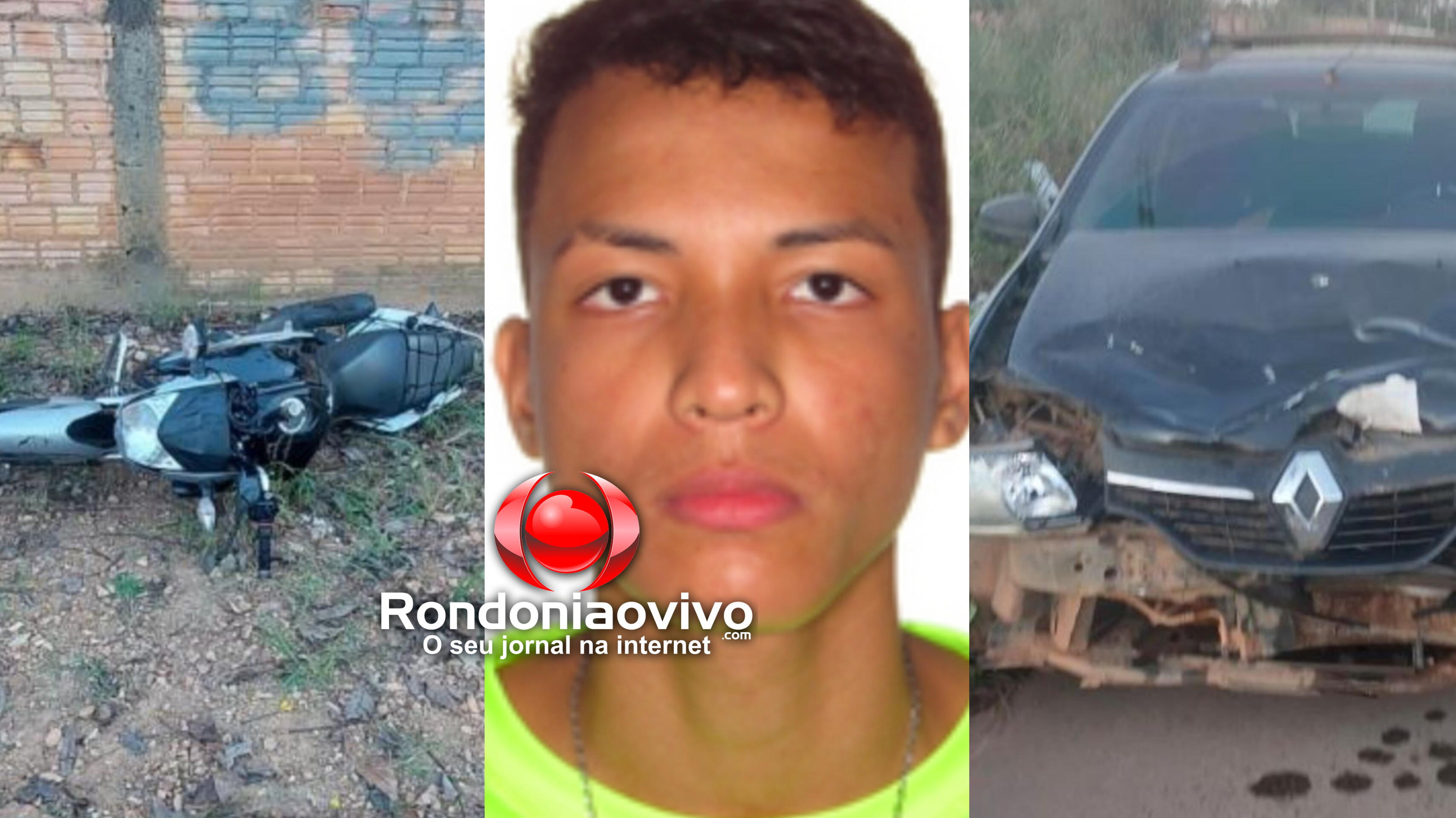 IDENTIFICADO: Motociclista morre após grave colisão na zona Leste de Porto Velho