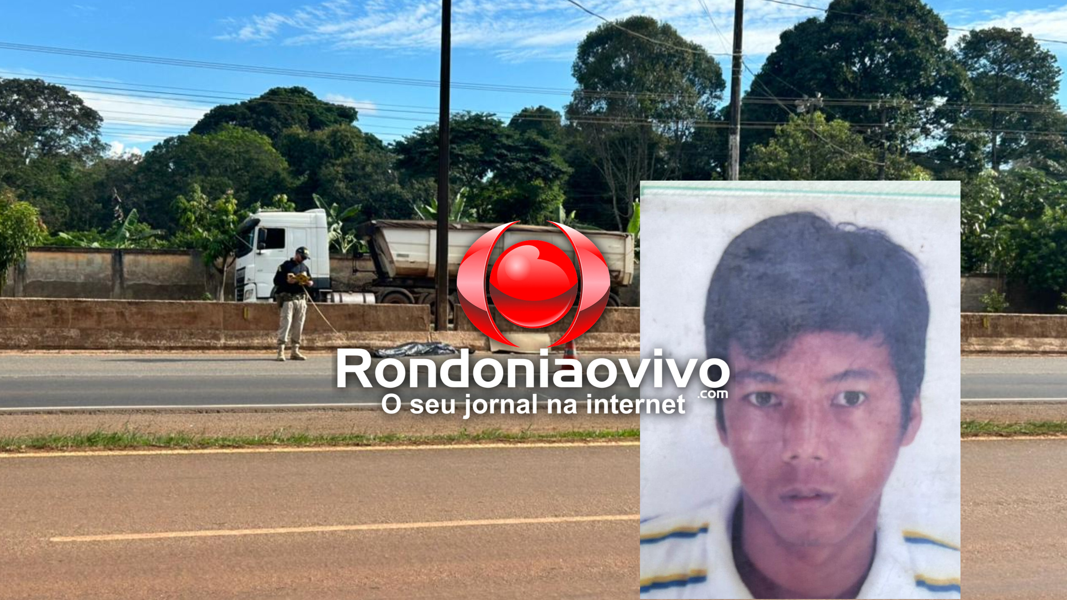 IDENTIFICADO: Pedestre morre atropelado por carro na faixa na BR-364