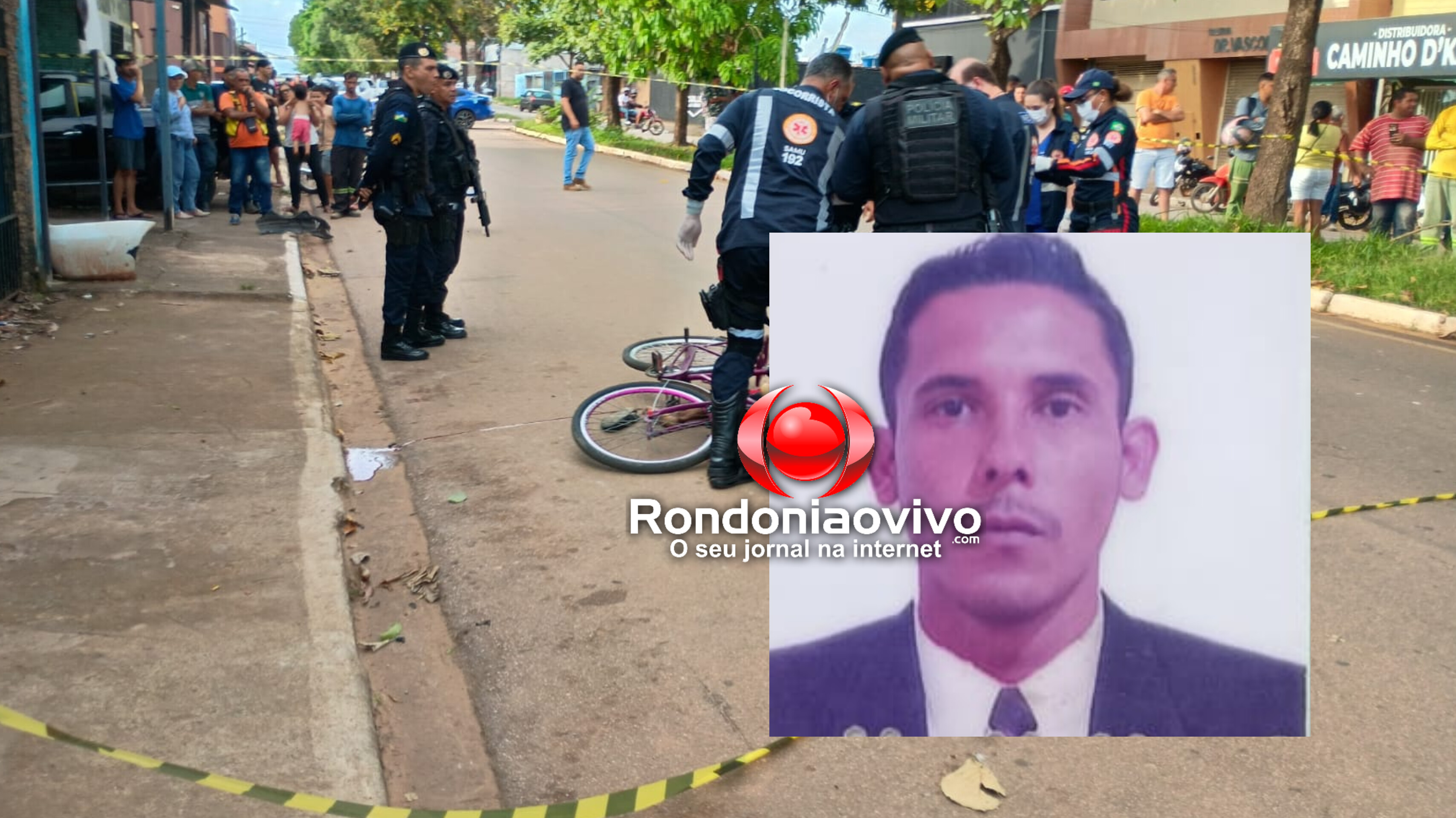 IDENTIFICADO: Ciclista é executado a tiros em avenida na capital