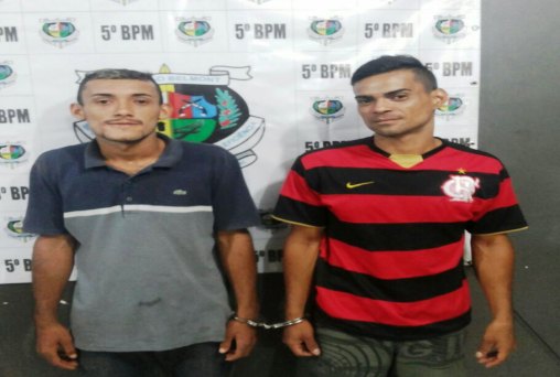 Dupla é presa acusada de furtar residência de policial militar
