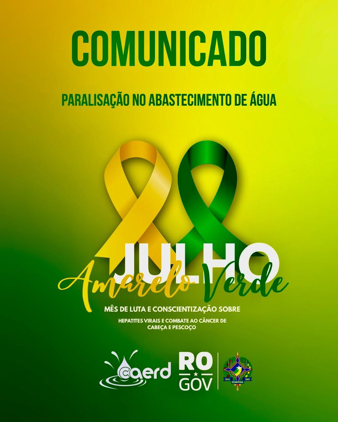 URUPÁ: Caerd realiza manutenção na rede de abastecimento de água 