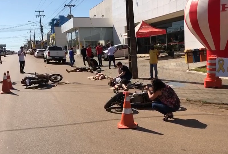 CONSCIENTIZAÇÃO: Mastter Motos realiza simulação de acidente em alusão ao Maio Amarelo 