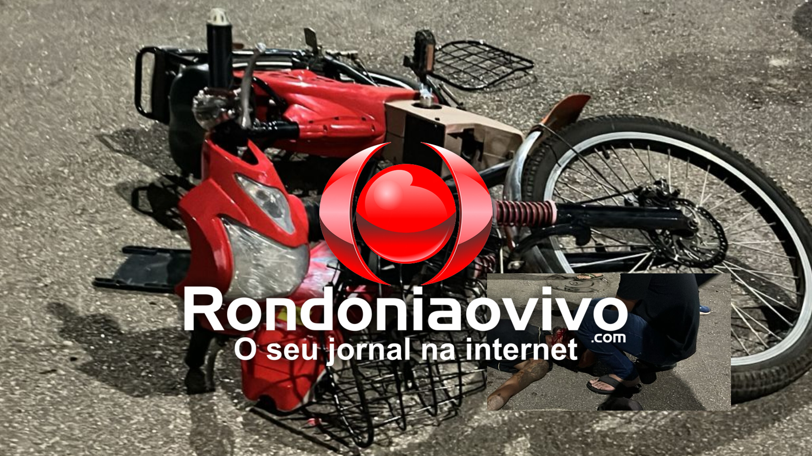 VÍDEO: Ciclista fica em estado grave após acidente na zona Sul