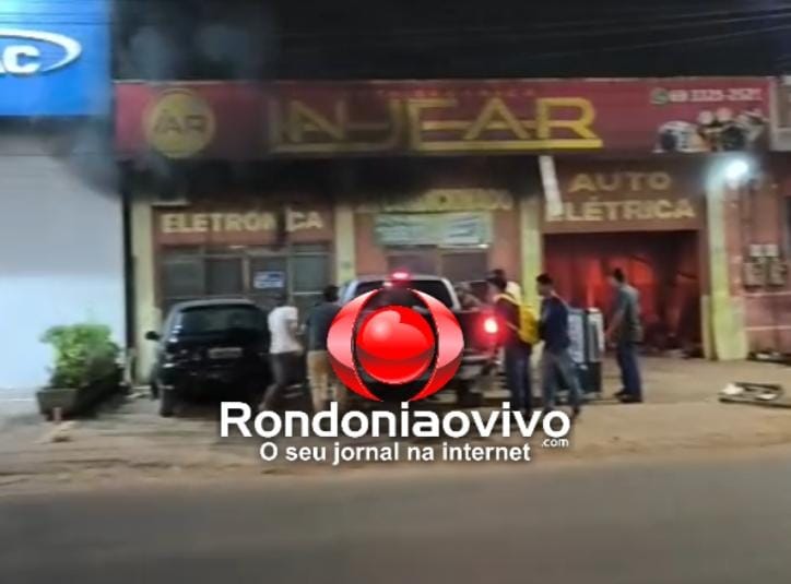 URGENTE: Incêndio atinge auto elétrica no Centro e mobiliza equipes do Corpo de Bombeiros   