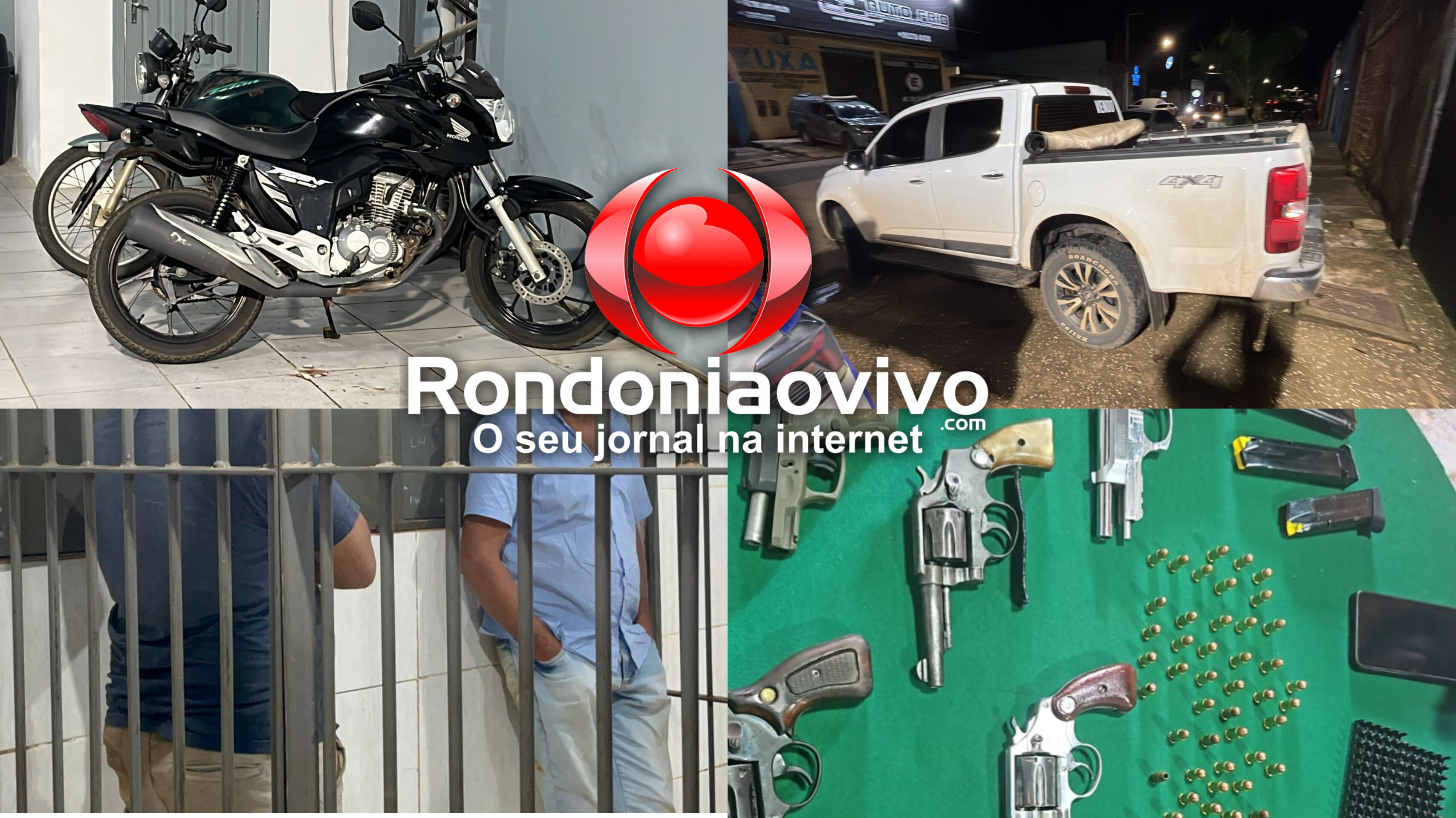 VÍDEO: Agiota e funcionário são presos com seis armas de fogo