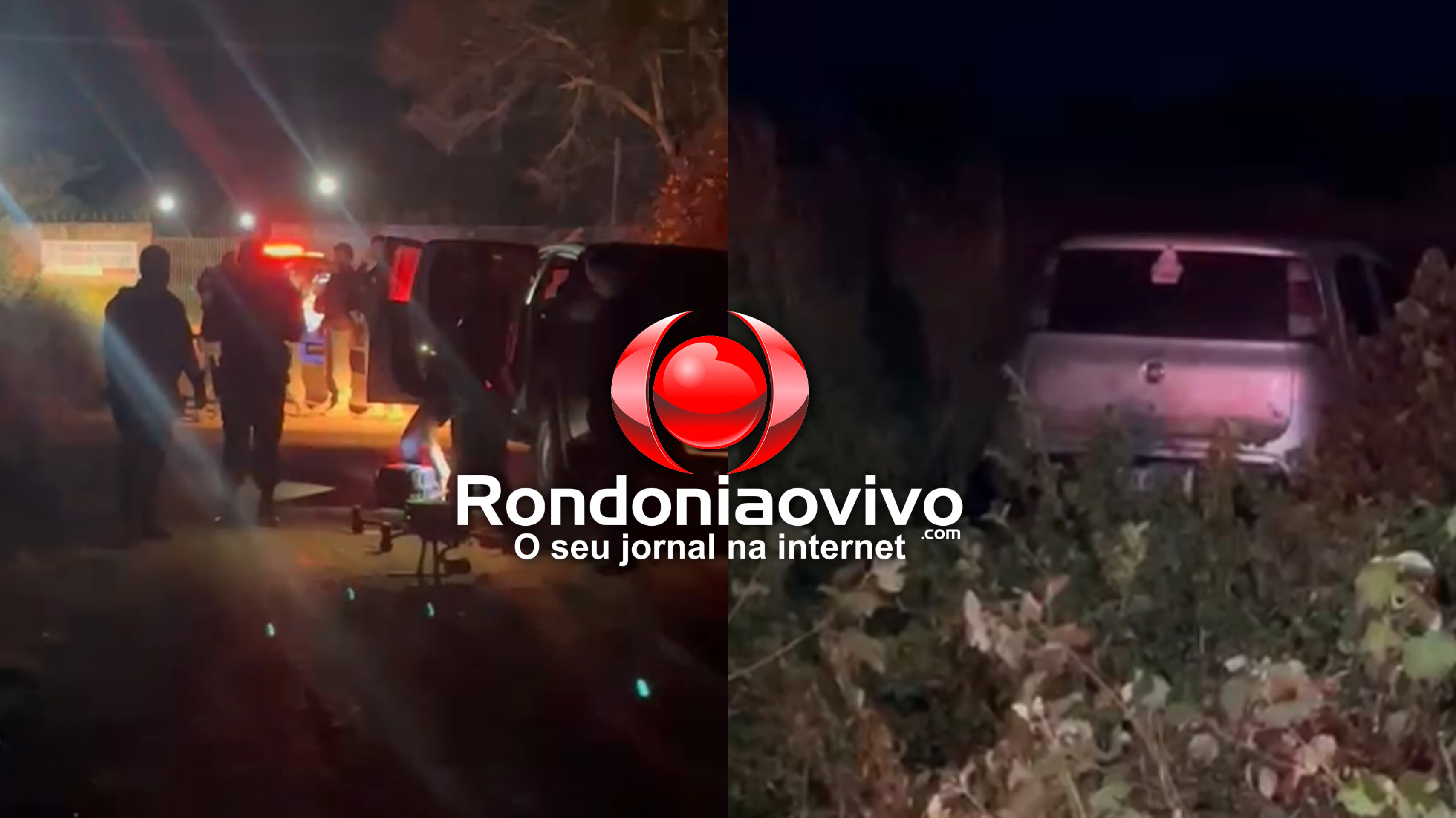 URGENTE: Criminoso abandona carro e foge para mata após perseguição e tiroteio na BR-364