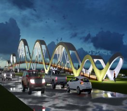 ESPAÇO ALTERNATIVO: Concluídos suportes da passarela  