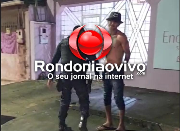 VÍDEO: Vulgo 'Barriga' é preso pela equipe do sargento Machado