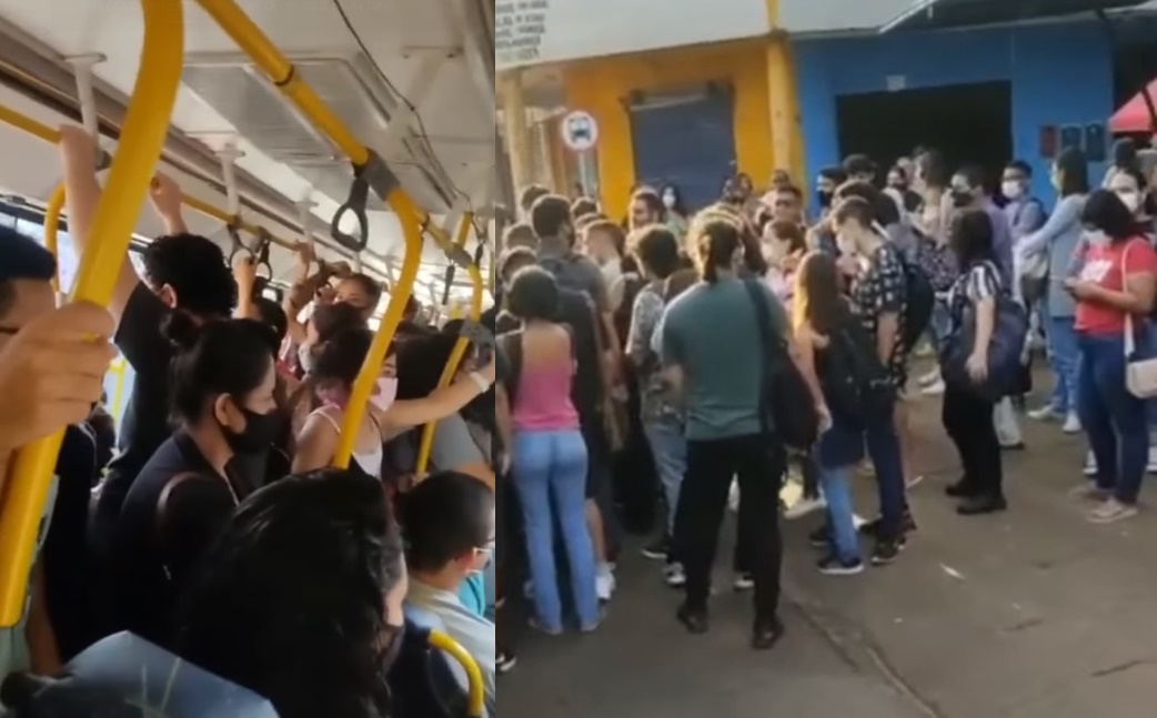 ENSINO PRESENCIAL: Acadêmicos da UNIR sofrem no transporte coletivo em retorno às aulas