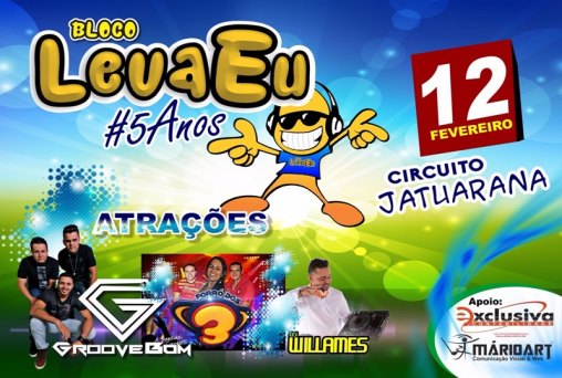 Concorra a 10 kits abadás do ‘Bloco Leva Eu’