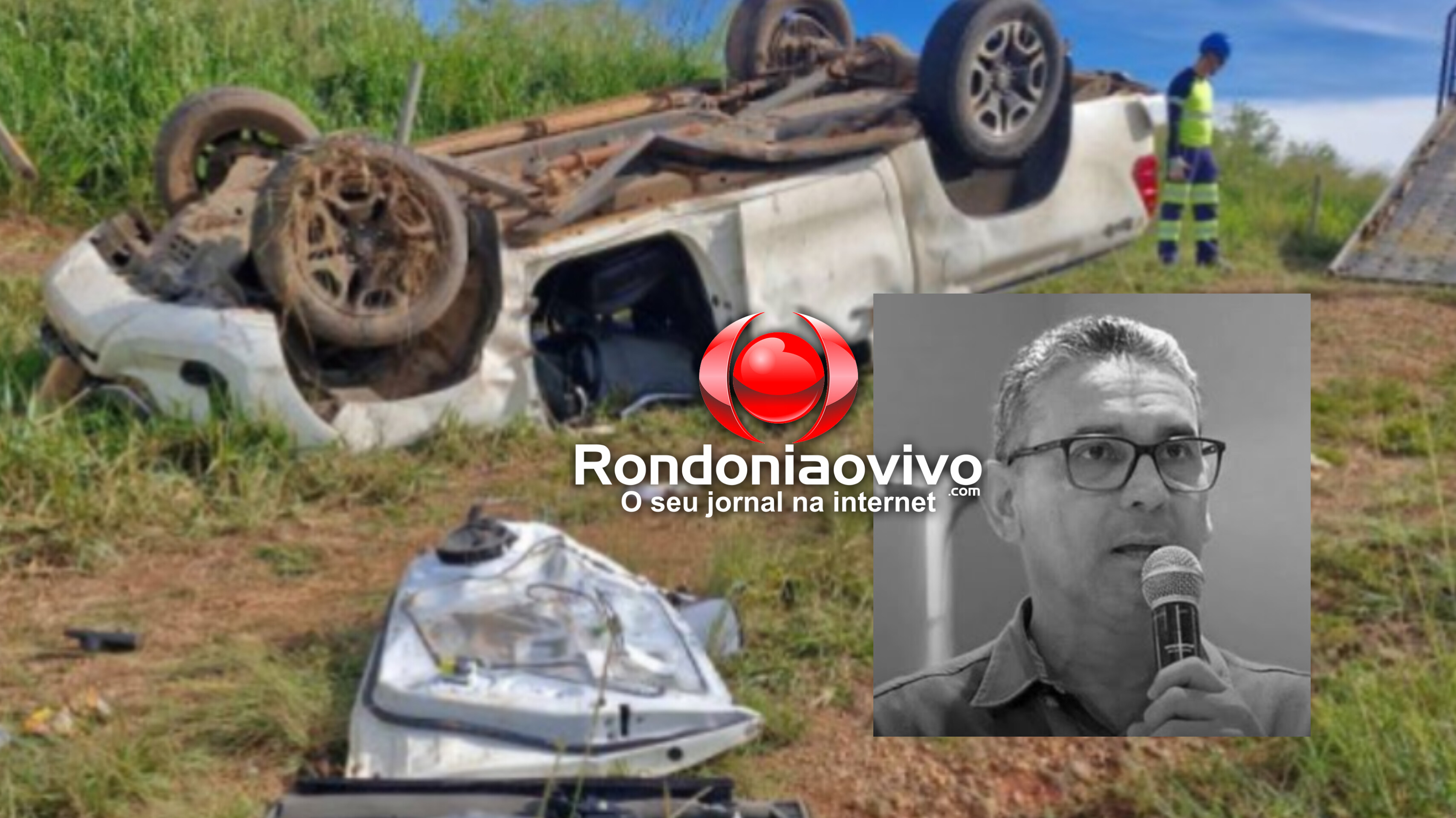 TRÁGICO: Servidor do Senar morre em capotamento na BR-364 em Rondônia