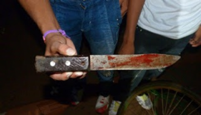 Jovem esfaqueia padrasto para defender a mãe
