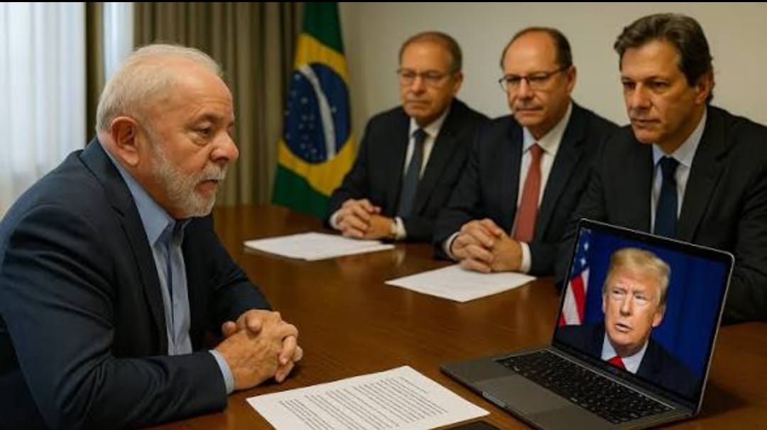 CONFIRMADO: Lula recebe telefonema de Trump e pede fim de tarifaço
