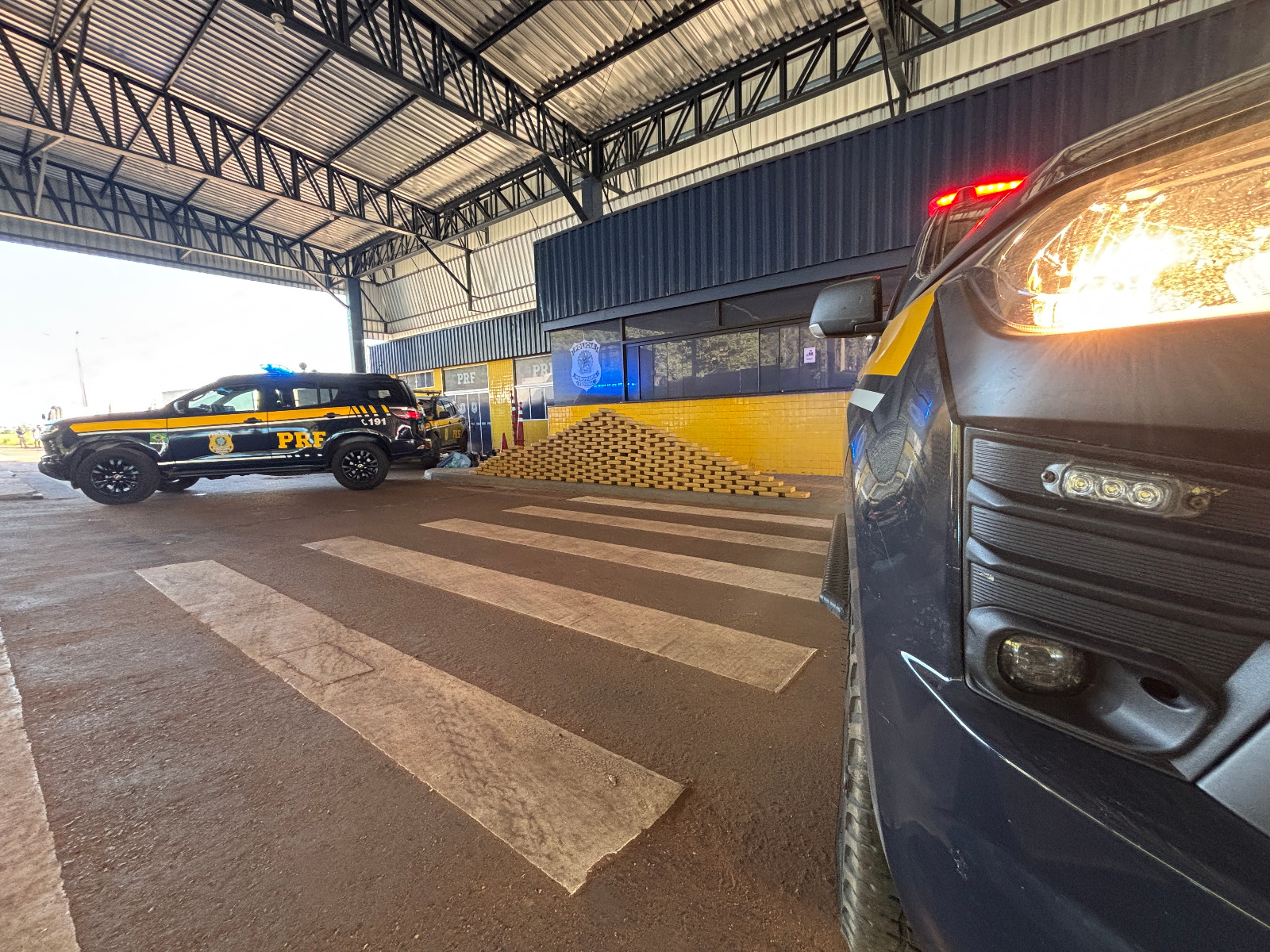 INDO À CUIABÁ: Motorista de carreta é preso com 206 quilos de skunk na BR-364