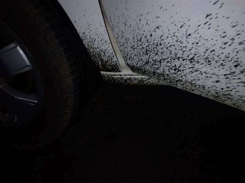 PERIGO: Vândalos voltam a jogar óleo queimado em rodovia de RO