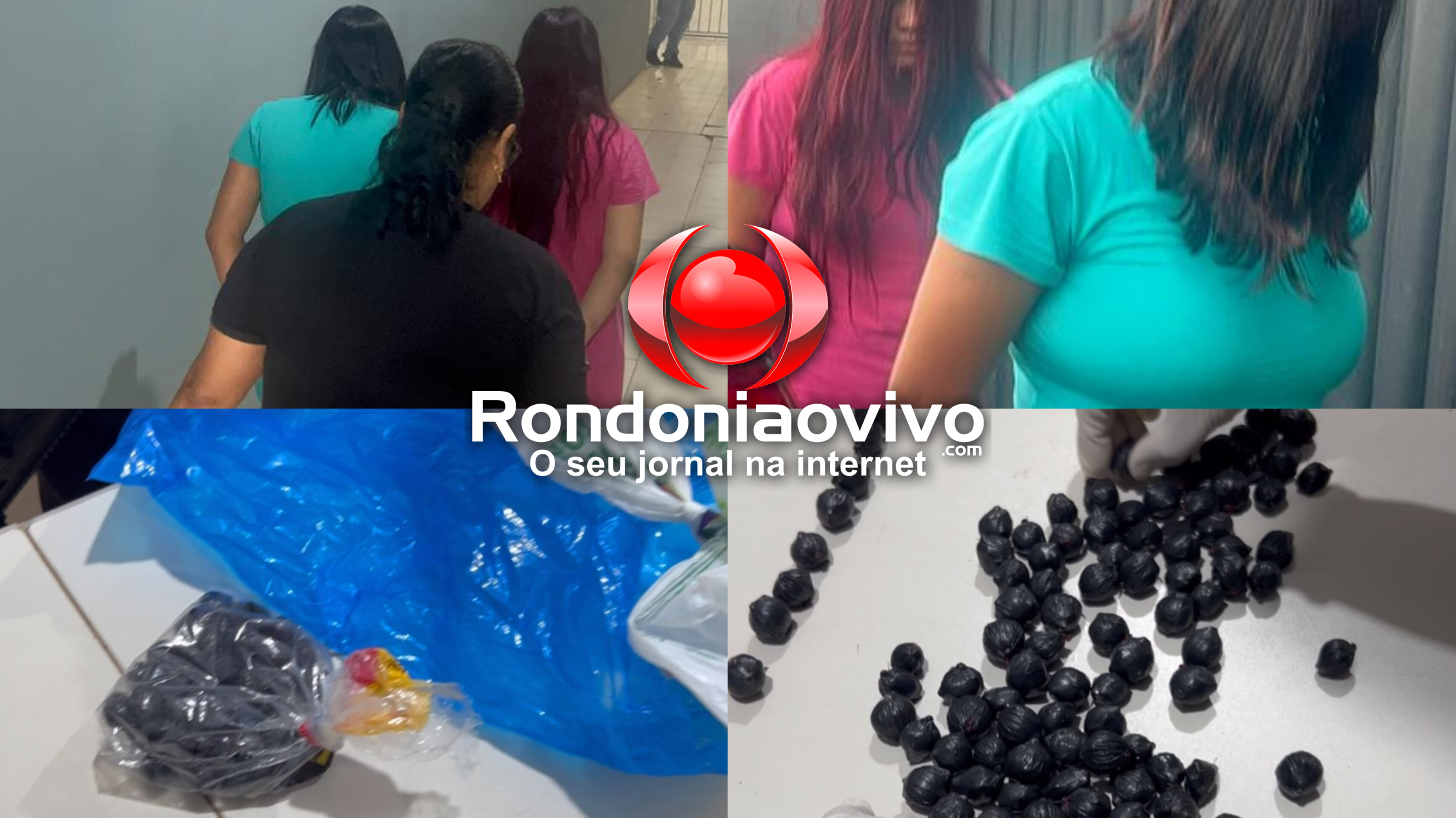 VÍDEO: Mais duas mulheres são presas tentando entrar com drogas no 603