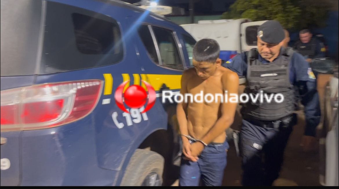 ALCANÇADO: 'Papoca do CV' é preso após tentar fugir da PM na zona Sul