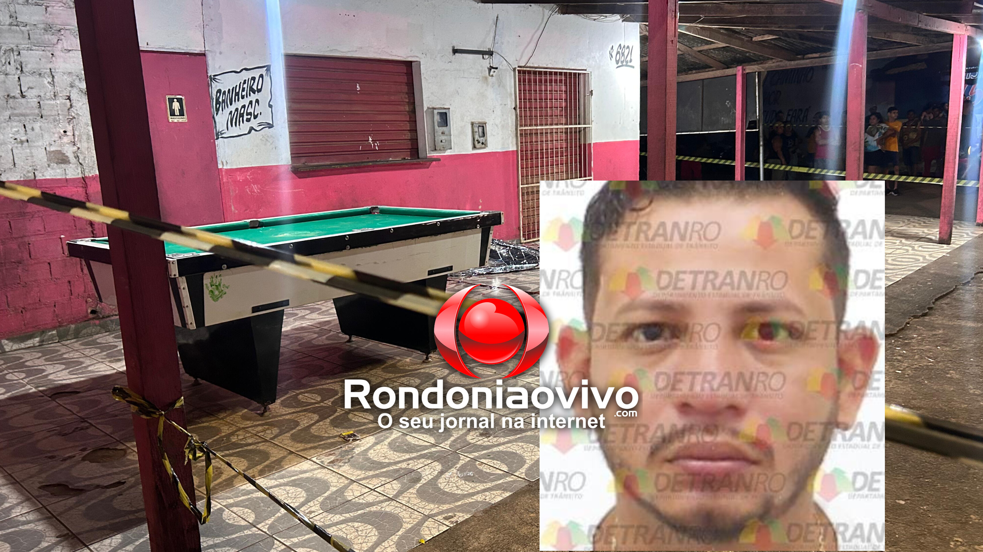 IDENTIFICADO: Homem é executado a tiros em bar e outro fica ferido