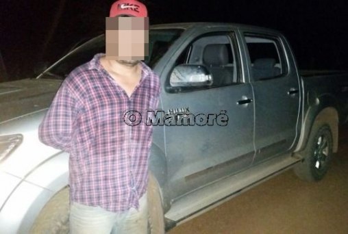 Homem é preso dirigindo caminhonete roubada na Zona Rural
