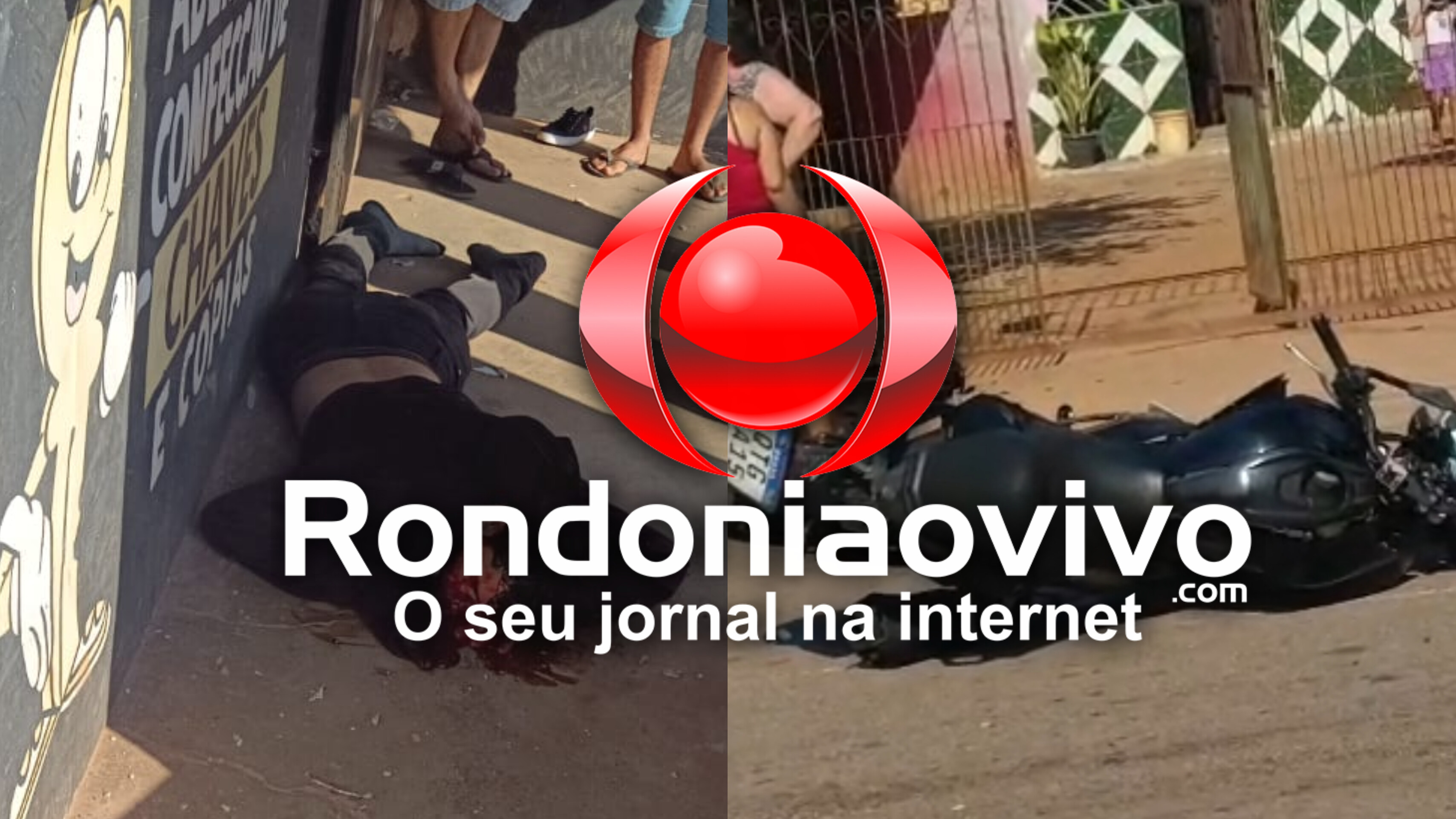 VÍDEO: Motociclista fica em estado gravíssimo e é intubado após acidente