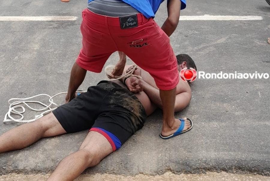 POPULAÇÃO PEGOU: Criança grita por socorro e homem que invadiu residência é surrado