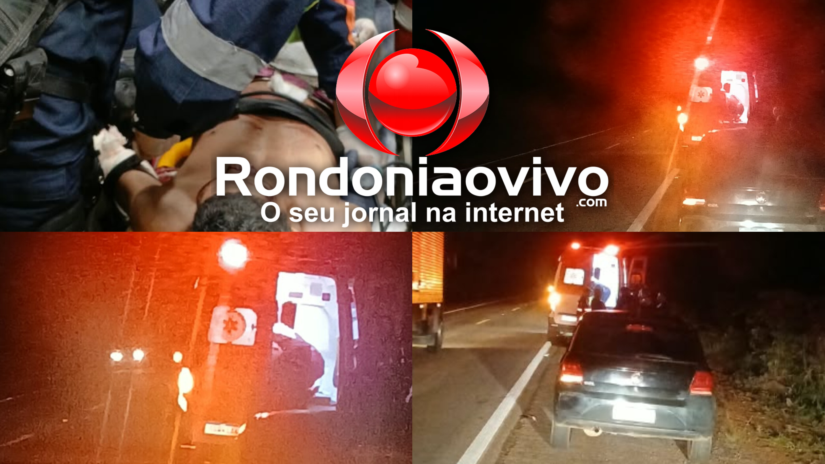 URGENTE: Homem é gravemente atropelado na BR-364 próximo a balneário