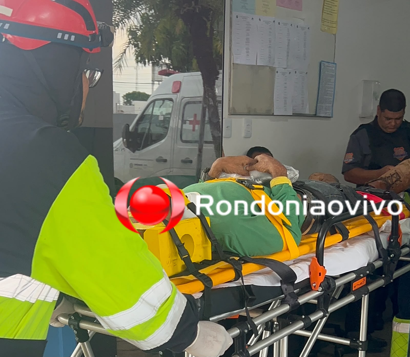 URGENTE: Motociclista é socorrido após grave acidente na BR-364