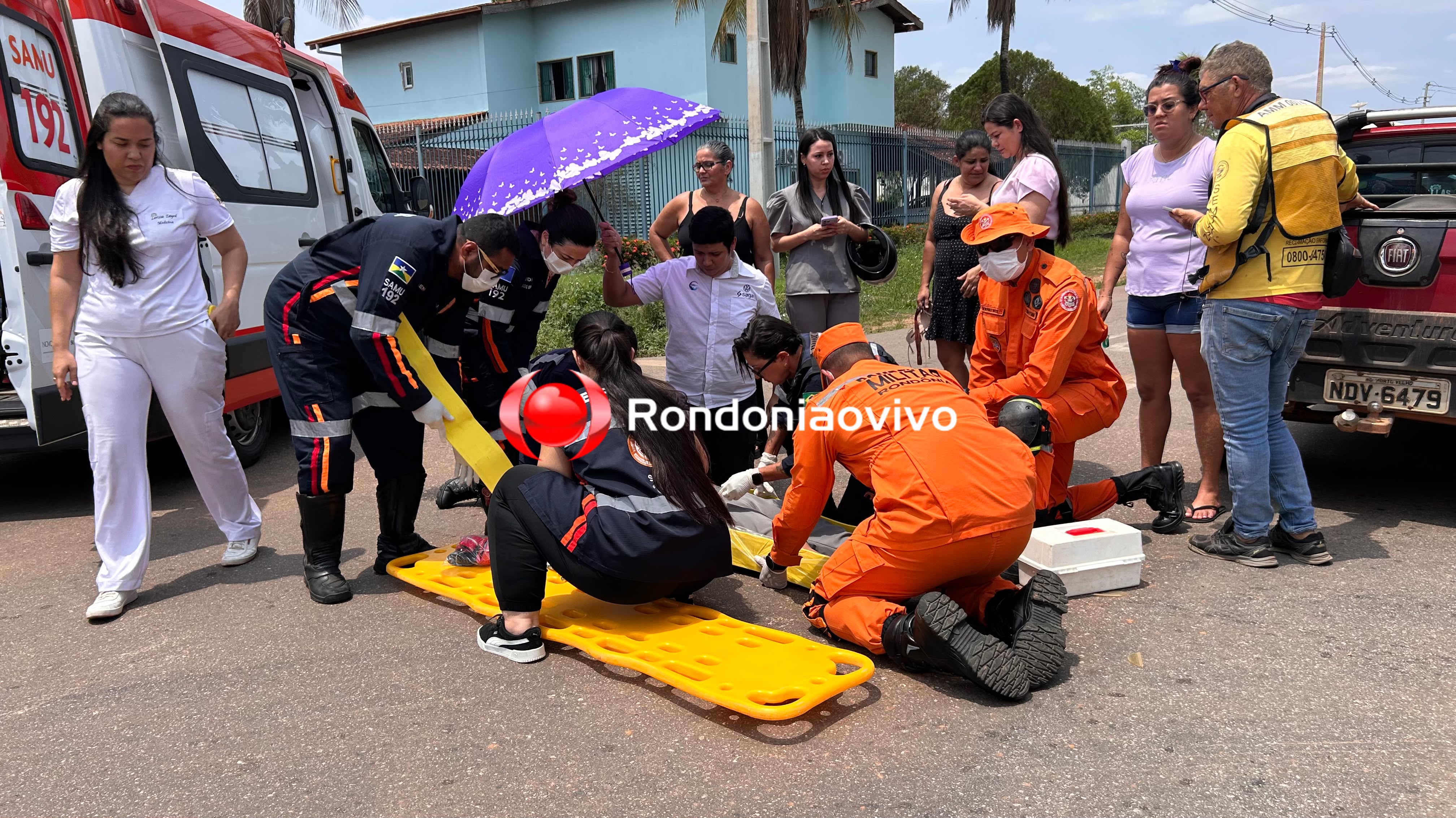 URGENTE: Grave acidente deixa casal ferido no Lagoa