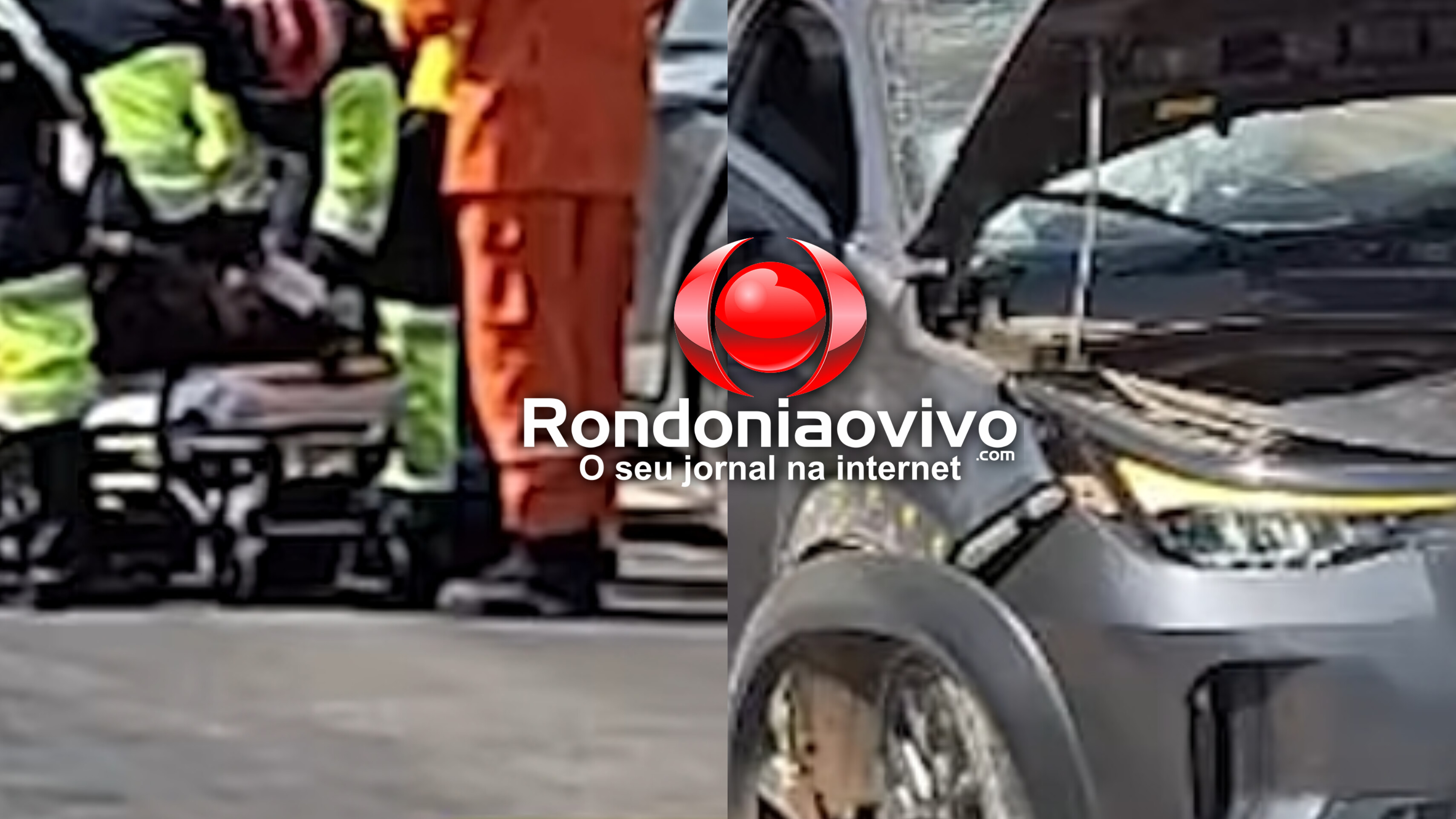 NA BR-364: Batida entre carro e caminhonete deixa um morto e outro gravemente ferido