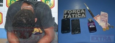 Força Tática apreende adolescente suspeito de vários furtos