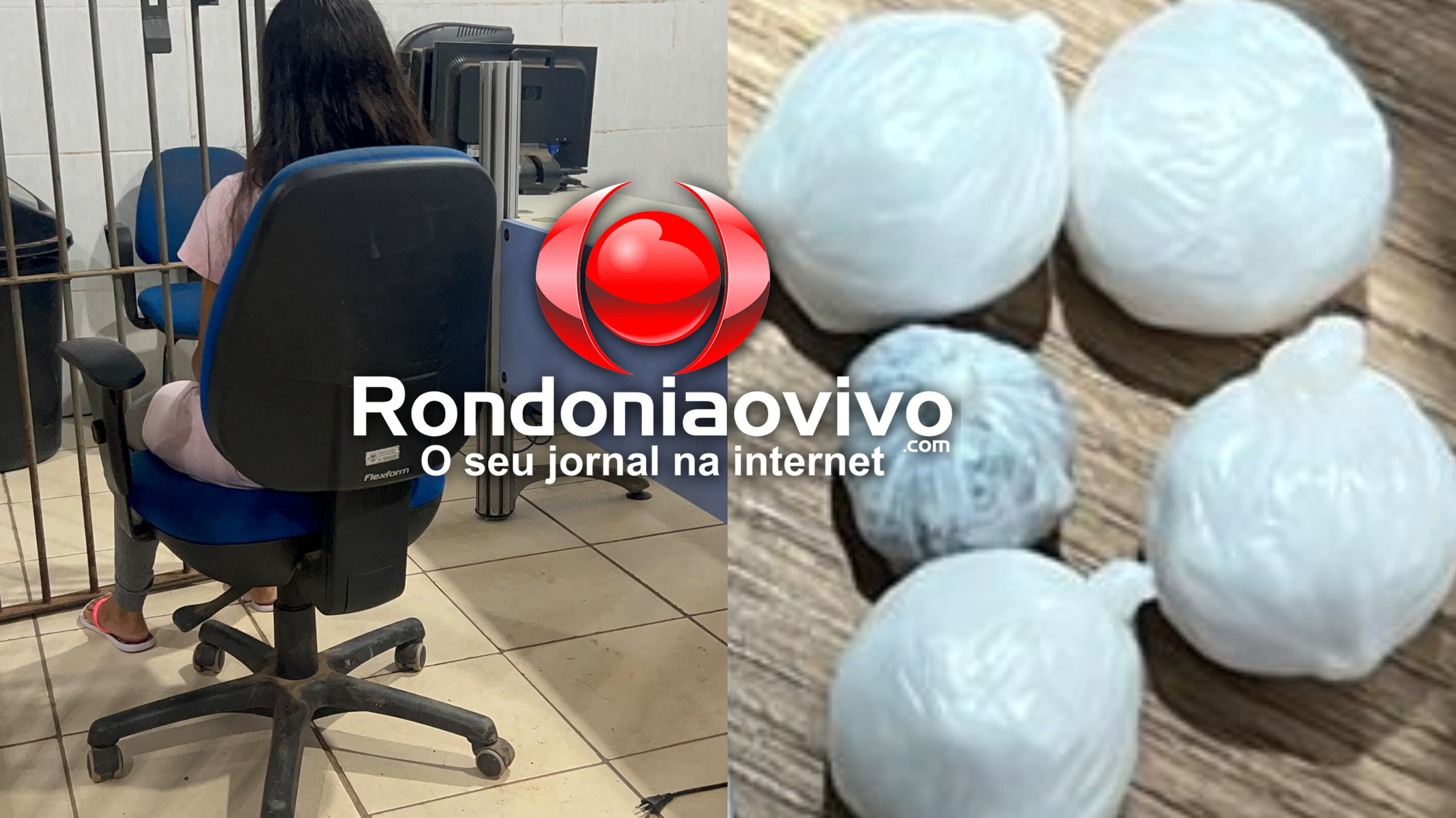 VÍDEO: Jovem é presa com drogas no estômago na penitenciária 603