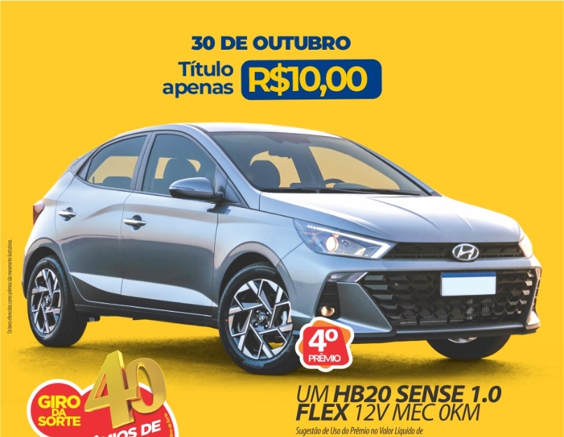 RONDONCAP: Novo HB20, lançamento da Hyundai, e título custando só R$ 10,00