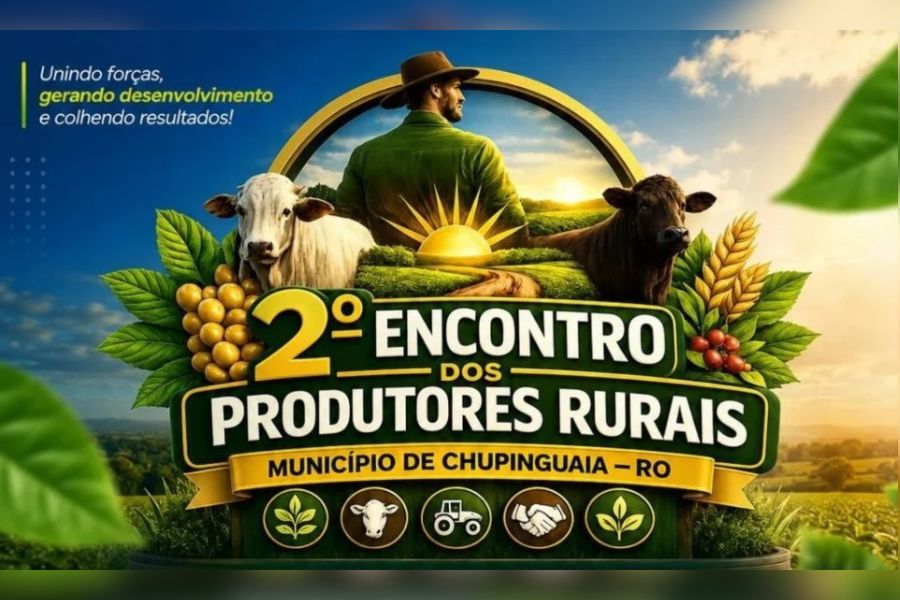 FORTALECIMENTO DO AGRO: Chupinguaia promove 2º Encontro dos Produtores Rurais com foco em inovação