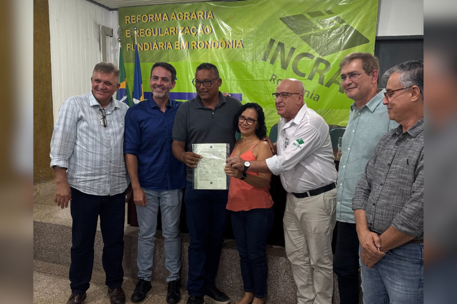 TERRA CIDADÃ: Incra Rondônia realiza entrega de títulos e firma parceria com a Prefeitura