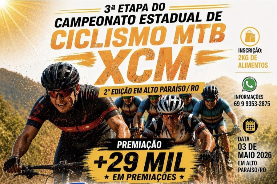CICLISMO: Etapa estadual de MTB agita Alto Paraíso