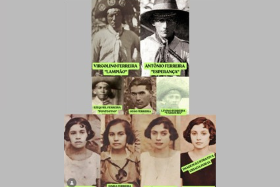 LAMPIÃO E SEUS IRMÃOS: Foto histórica registra a família de Lampião com 9 irmãos 