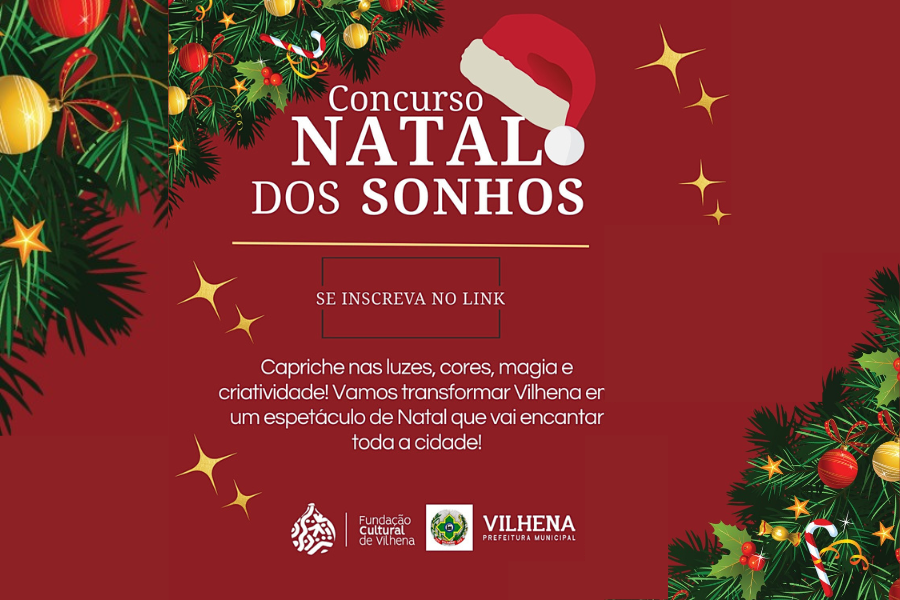 NATAL DOS SONHOS 2025: Vilhena inicia concurso de decoração e prêmios de até R$ 10 mil