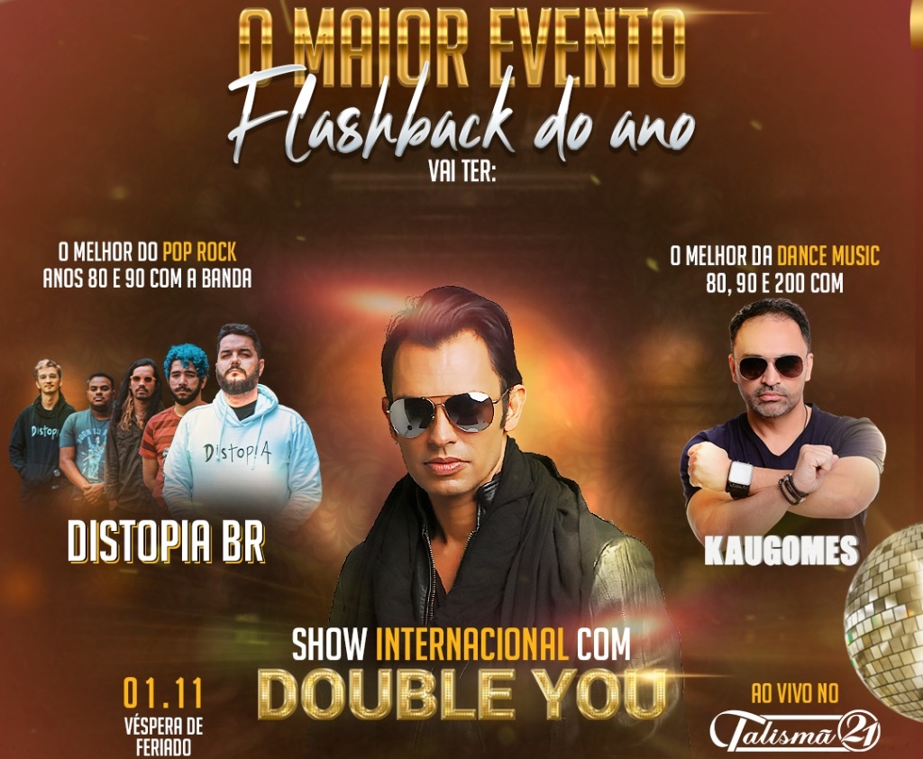 SHOW INTERNACIONAL: Banda italiana Double You  se apresentará nesta terça na Talismã 21