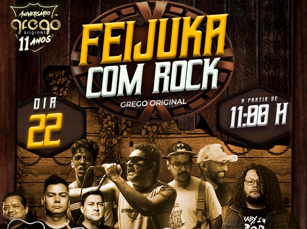 ROCK COM ESTILO: Sexta-feira(21) e sábado(22) é dia de Grego Original Pub na capital