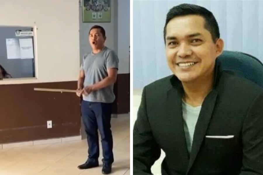 VEJA VÍDEO: Com cano na mão, ex-vereador Rivan Eguez invade Câmara de Guajará Mirim