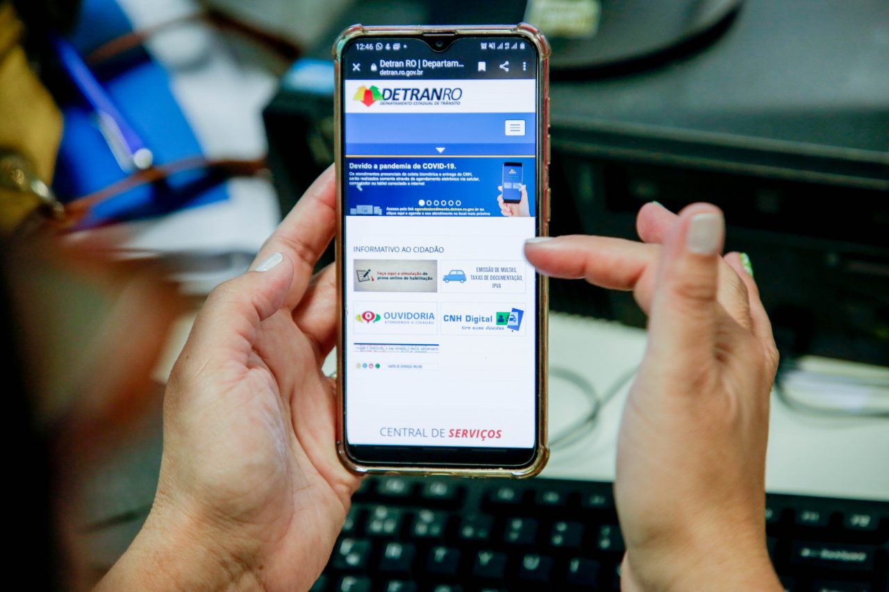 DETRAN: Motoristas de Rondônia podem ter acesso a vários serviços oferecidos online