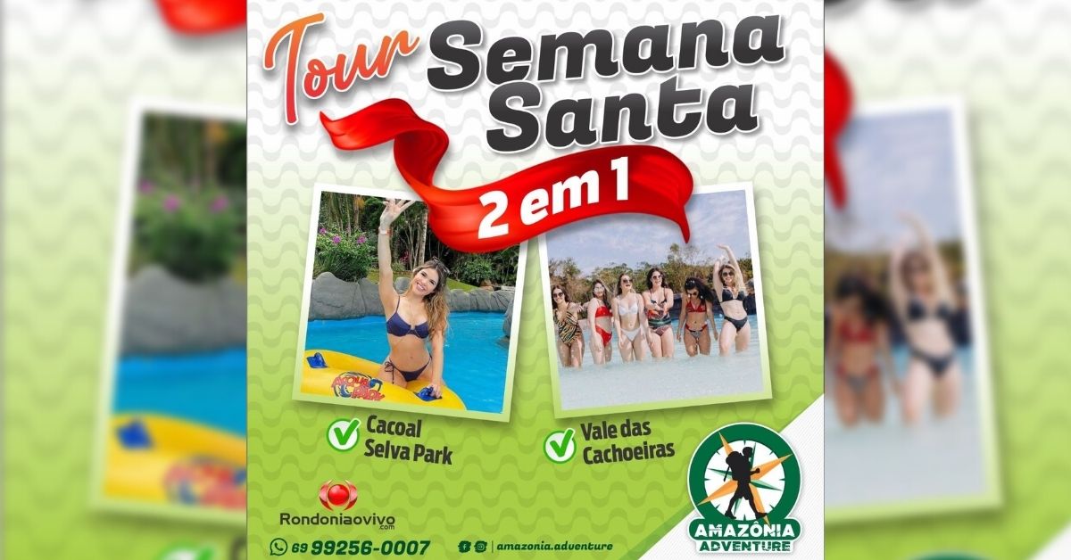 TOUR 2 EM 1: Aventura e lazer no feriado de semana santa 